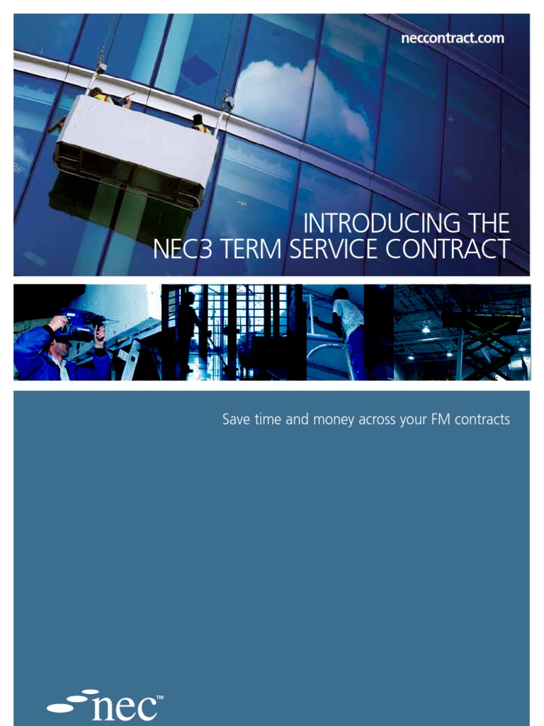NEC3 Term Service Contract Overview | PDF | Employment | Business