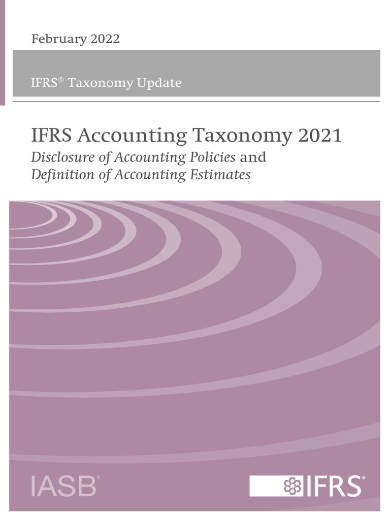 Tu 2021 1 Disclosure Accounting Policies Definition Accounting Estimates PDF International