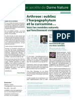 DameNature 20 Avril 2019 Arthrose Oubliez L Harpagophytum Et La Curcumine SD