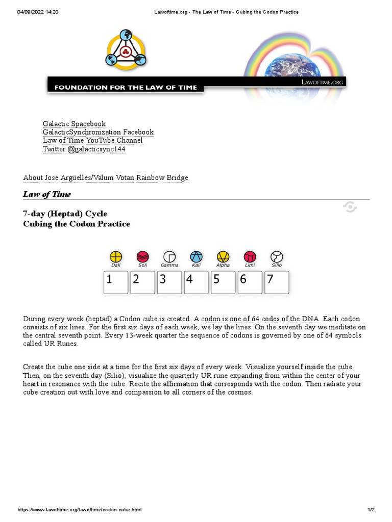 Codon Cube Practice Guide | PDF | Science & Mathematics | Religion ...