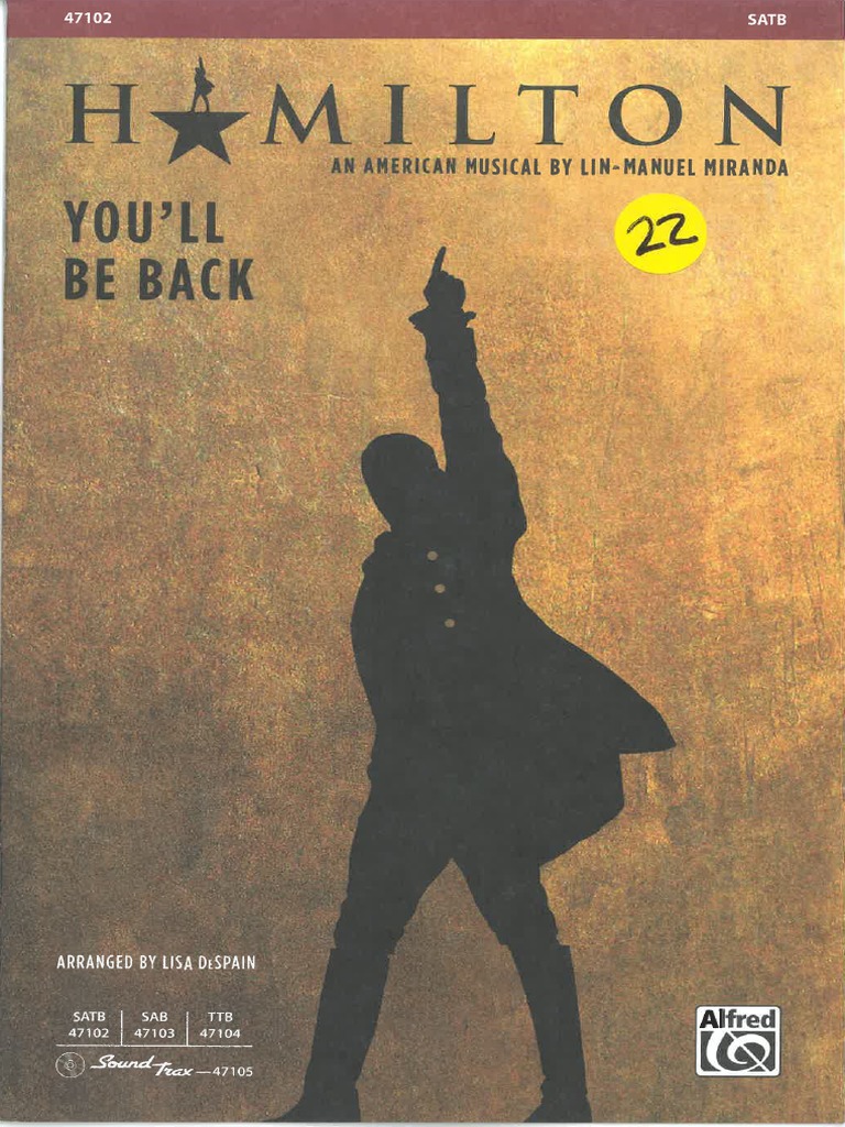 Youll Be Back Hamilton PDF
