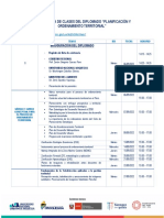 Cronograma de Clases Del Diplomado