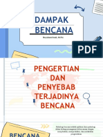 Dampak Bencana (Psikologi Kebencanaan Dan Krisis)