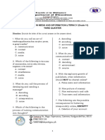 Diagnostic Test in Mil Quarter 3