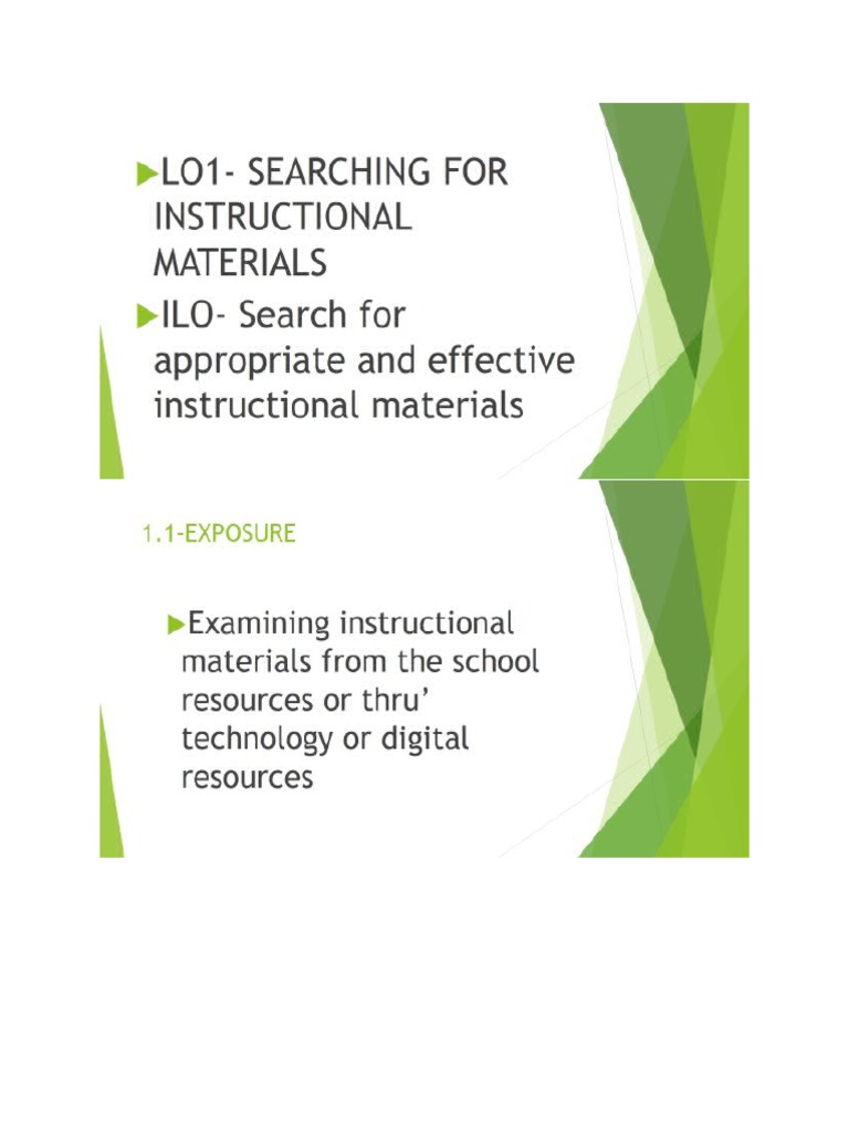 Instructional Materials PDF