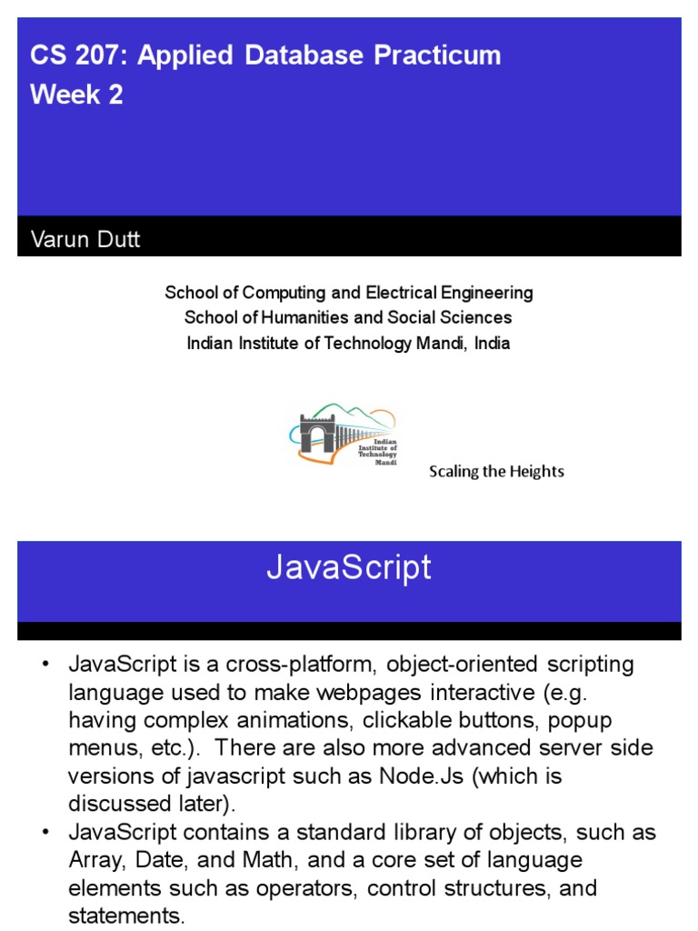 Lecture2 2022 PDF Java Script Information Technology Management