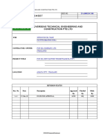 Design Sheet: Overseas Technical Engineering and Construction Pte LTD