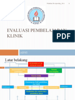 Evaluasi Pembelajaran Klinik