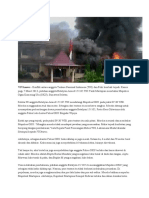 Polres OKU Sumsel Dibakar Anggota TNI