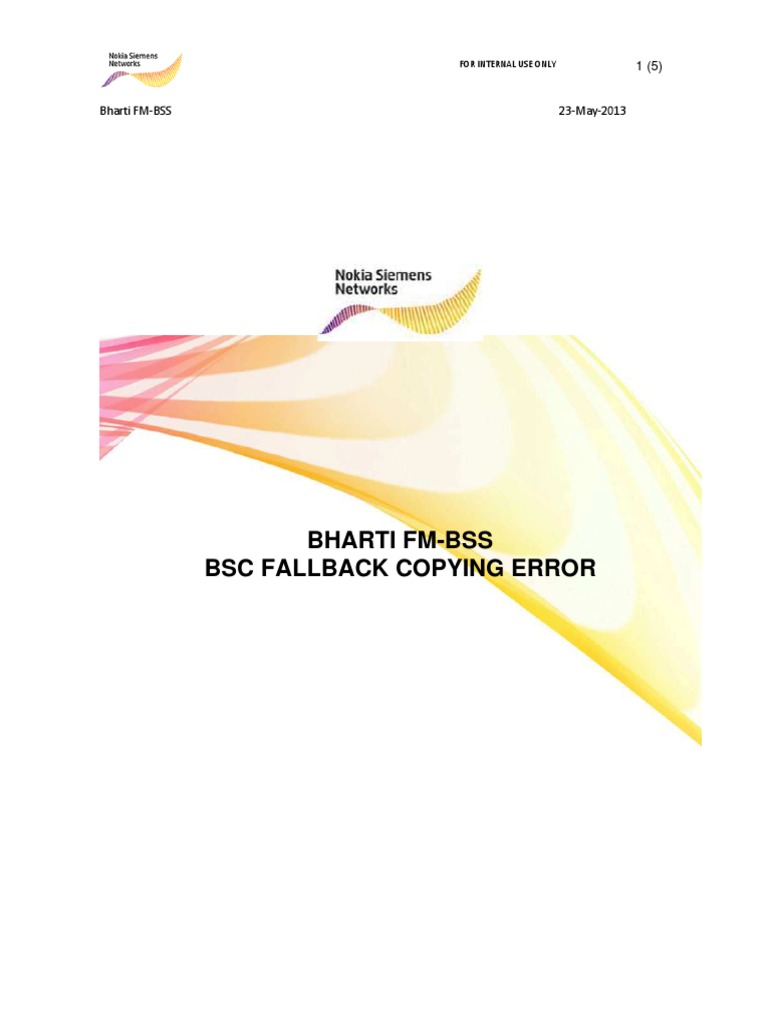 BSC Fallback Copying Error | PDF | Databases | Computer Architecture