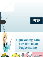 Ugnayan NG Kita, Pag-Iimpok, at Pagkonsumo