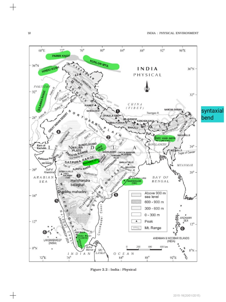 Rivers of India through map PDF