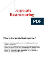 Chapter 3 Part II Corporate Restructuring