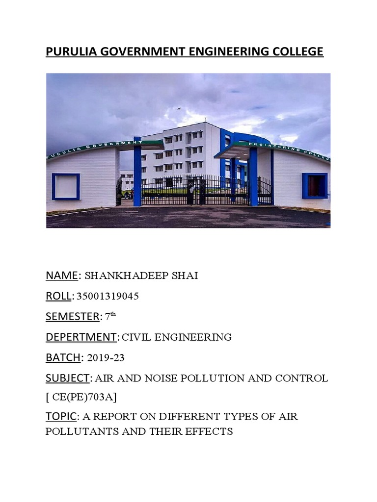 AIR Pollution and Control | Download Free PDF | Air Pollution | Combustion
