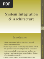 Introduction To System Integration and Architecture