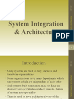 Introduction To System Integration and Architecture