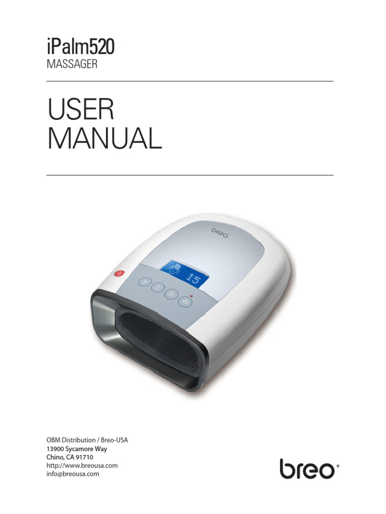 Breo iPalm520 User Manual | PDF | Electrical Engineering | Electricity