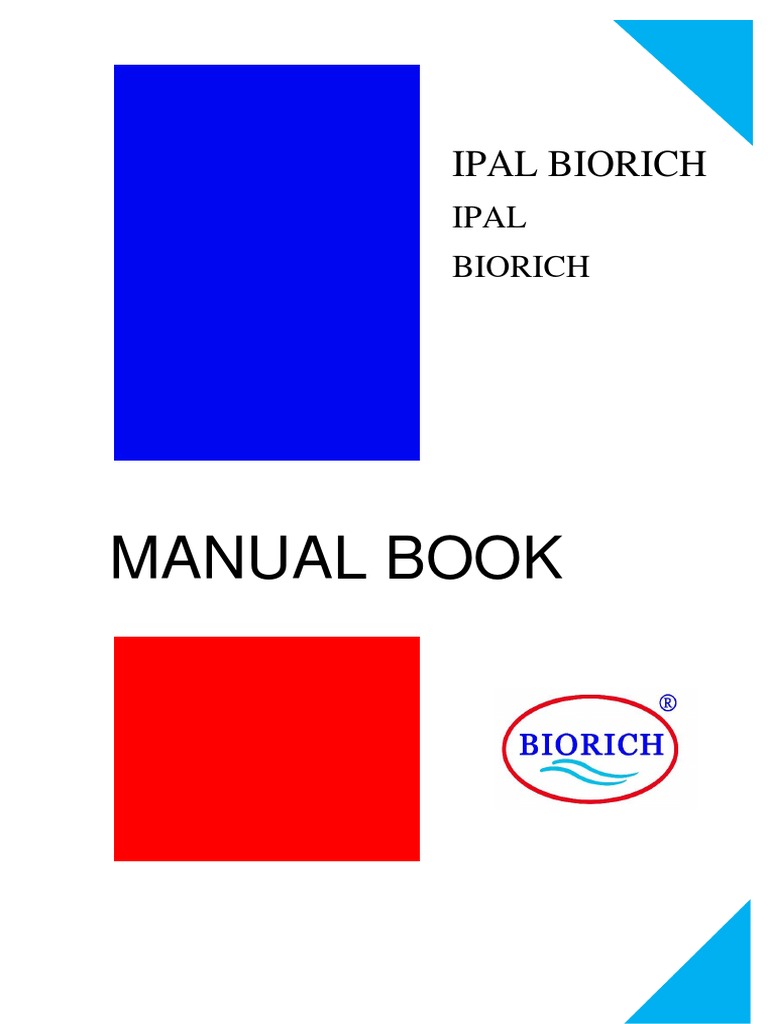 Manual Book Ipal Biorich Puskesmas Gresik PDF
