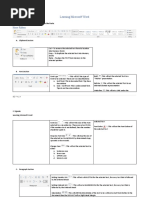 Form 1 - Word Worksheet - Exercises