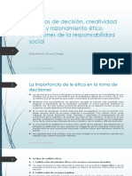 10ma - Sem.criterios de Decisión, Creatividad Moral y Razonamiento Ético