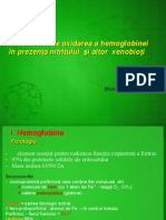 Mecanismul de Oxidarea A Hemoglobinei În Prezenţa Nitritului