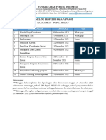 Timeline Esp 2 Raja Ampat