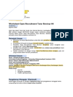 Worksheet Oprec Bersinar