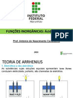 Funções inorgânicas: ácidos e bases de forma concisa