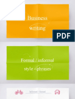 10.4.formal - Informal - Style - Phrases Business English