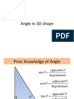 Angle relationships in 3D geometry