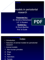 Animal Models in Periodontal Research