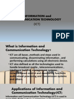 ICT Applications in Various Fields