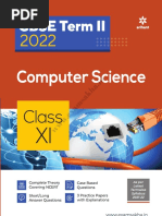 Arihant Class 11 Term 2 Question Bank Computer Science 2022