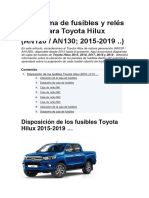 Fusileras Toyota Hilux (2015-19) 33 Pag - Esp