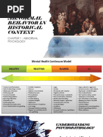 Chapter 1 - Abnormal Behavior in Historical Context