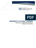 UWL Access and Participation Plan
