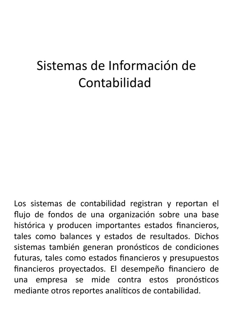 Sistemas de Informacion Contable | PDF | Contabilidad | Presupuesto