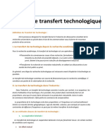 Définition Du Transfert de Technologie