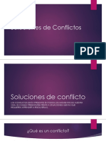 Soluciones de Conflicto