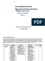 Format Atp - Bahasa Inggris - Fase e