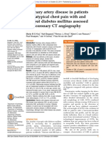 Coronary Artery Disease in Patients with Chest Pain