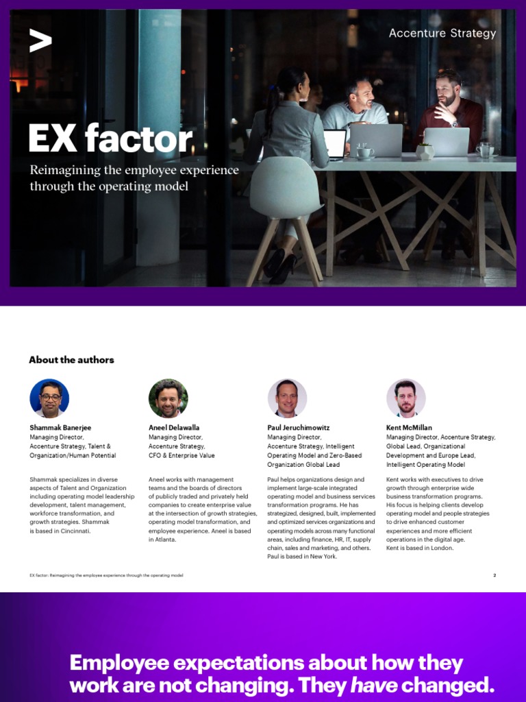 Accenture Strategy-Reimagining The Employee Experience Through ...