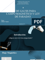 Ley de Gauss y Faraday: introducción a las leyes del electromagnetismo