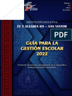 Planificación y Evaluación de La Gestión Escolar 2022