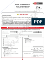 Cedula 2a Matricula Pronoei-Censo Educativo-2022