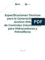 Guía Generación de Reporte Diario de Controles Volumétricos, Formato XML