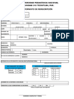 Formato Leppmi Reinscripción Semestres Upn