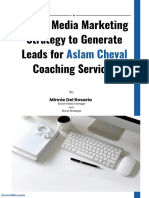 Strategy To Generate Leads For Aslam Cheval