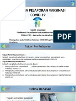 Pencatatan Pelaporan Vaksinasi COVID-19 15 Feb 2021