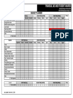 Budget - Planner Fillable Form